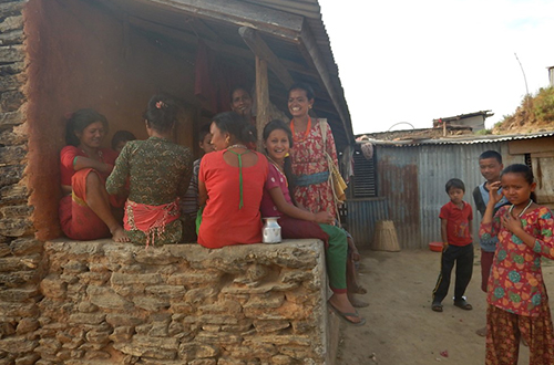 photo of kids in Nepal