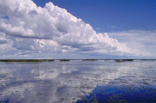 photo of clouds over Lake Okeechobee