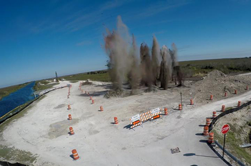 photo of start of construction on S-333N structure