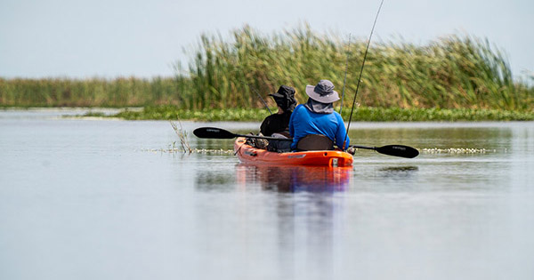 Two men in Kayak at A1 FEB