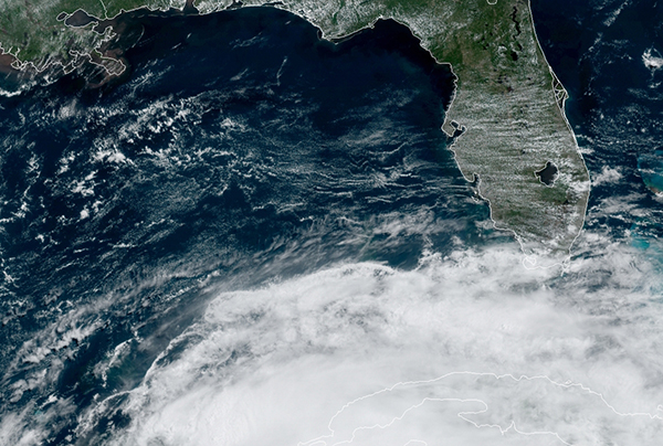 satellite image of a storm