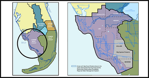 map of lower west coast Florida