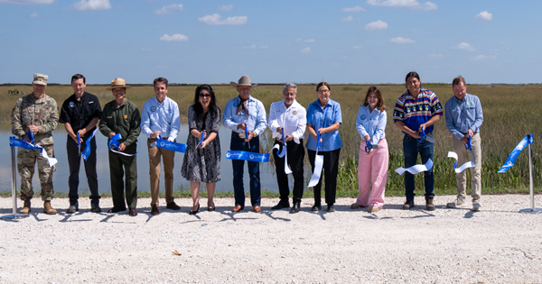 CEPP Water Seepage Wall Ribbon Cutting