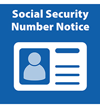 Social Security Number Notice