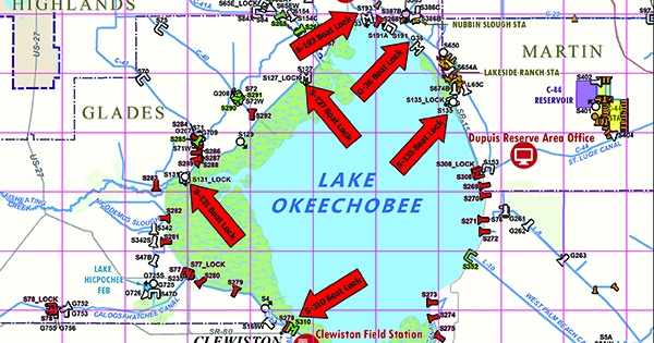 Boat lock map