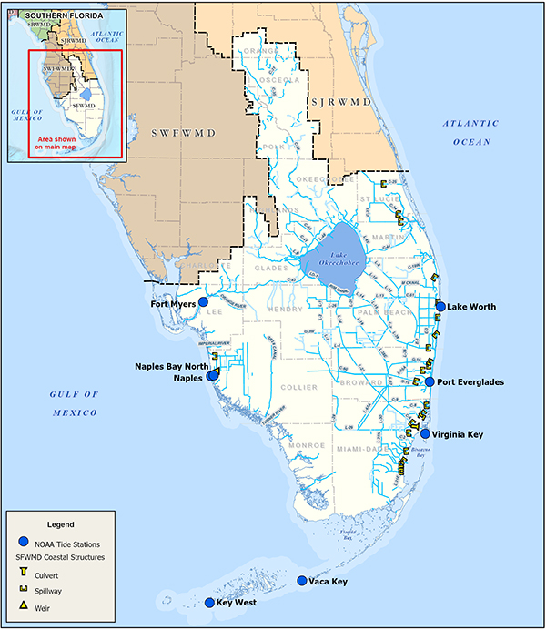 Map of South Florida