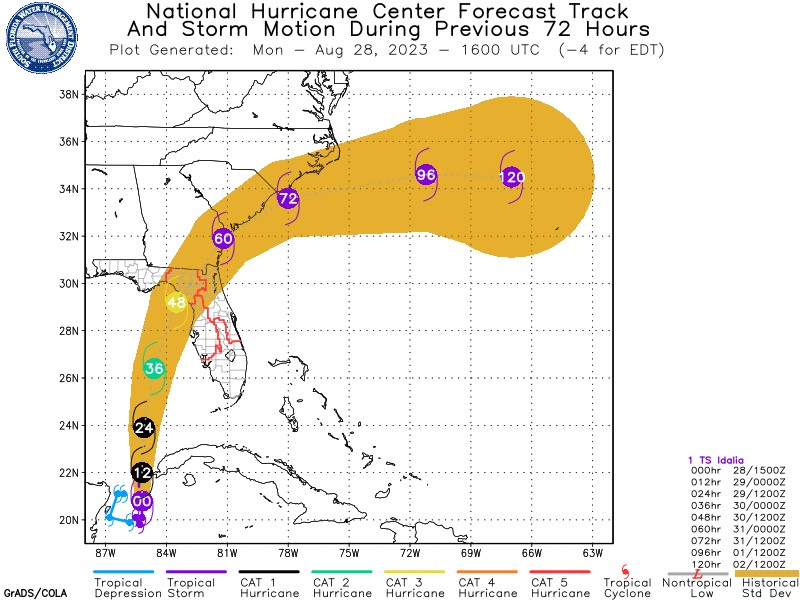 Tropical Storm Idalia 