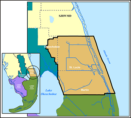 upper east coast water supply plan map