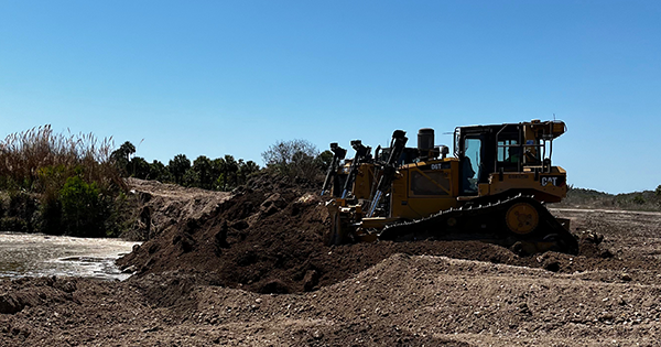 vehicle at construction site