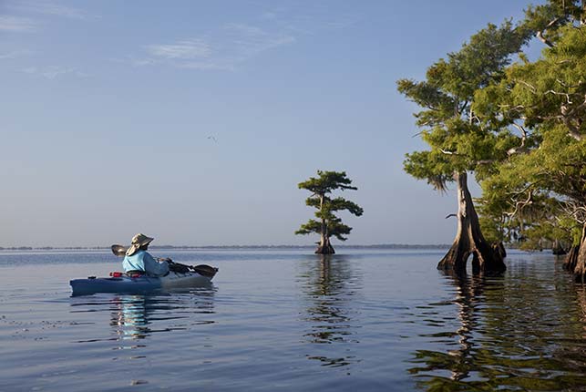 photo of kayaker