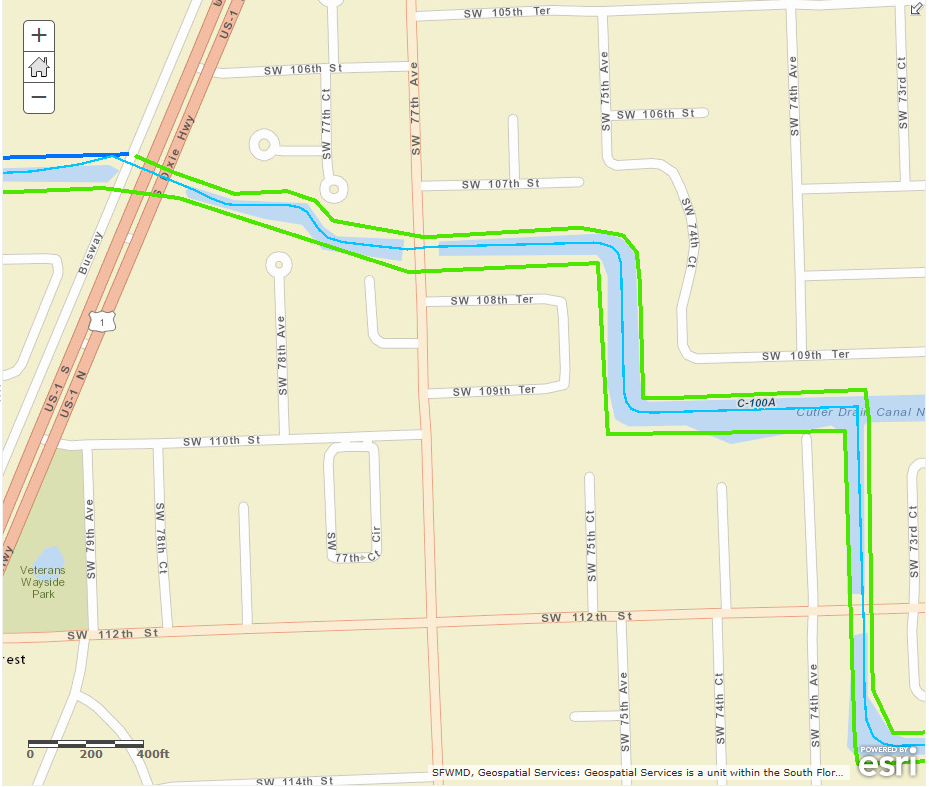 MAP: C-100A Canal Vegetation Removal Project - Phase 3