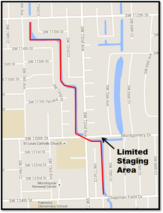 MAP: C-100A Canal Vegetation Removal Project - Phase 2