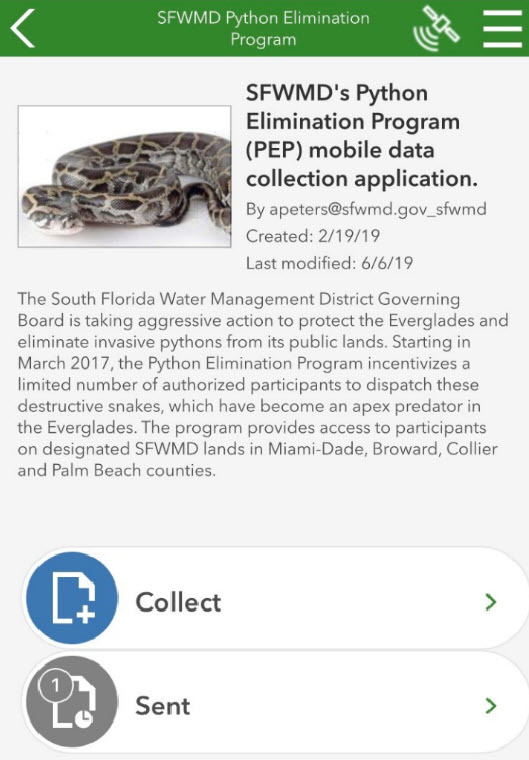 South Florida Water Management District Open Data