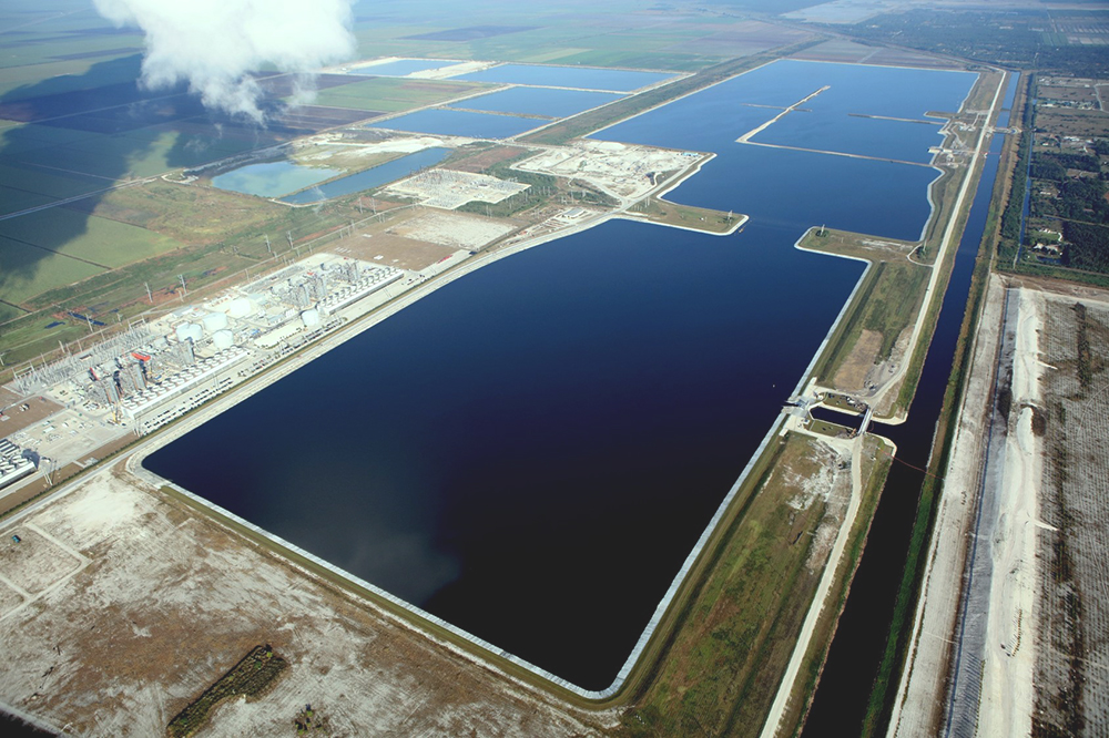 photo of L-8 Flow Equalization Basin