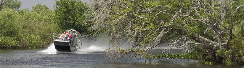 airboat on the Kissimmee River