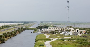 pump station and canal