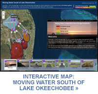 interactive map moving water south