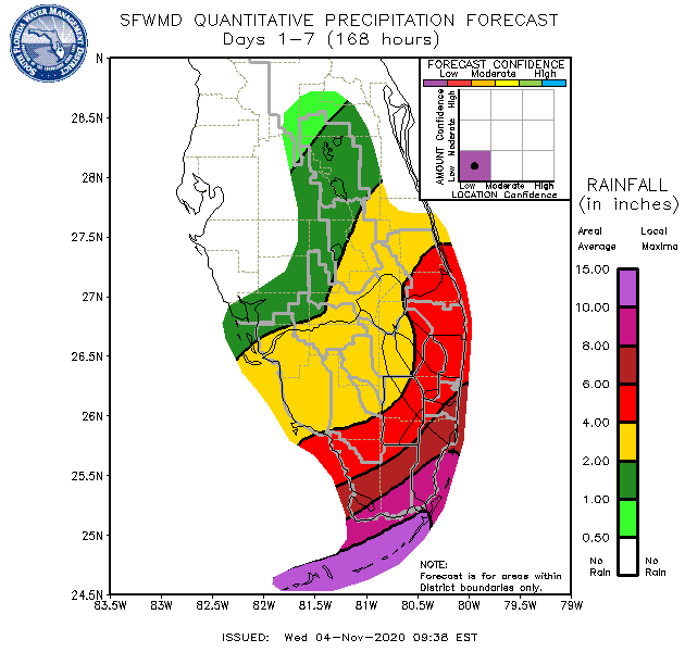 rainfall map