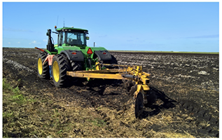 tractor in field