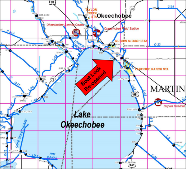 map of g-36 boat lock