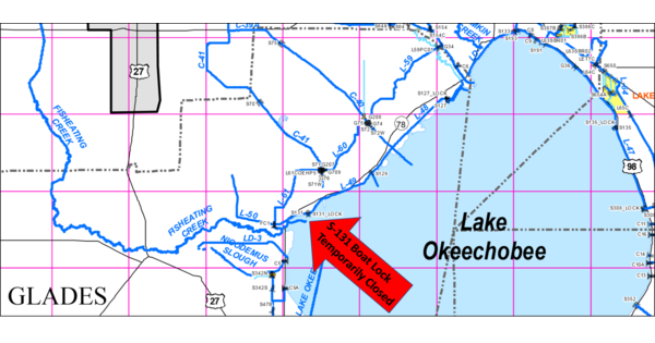 S-131 closure map