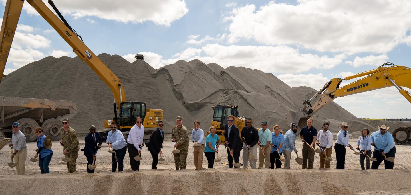 eaa reservoir groundbreaking event