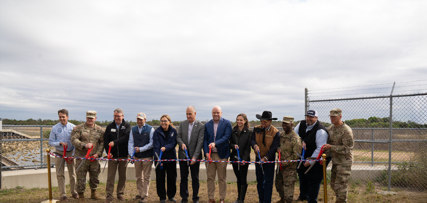 Picayune ribbon cutting